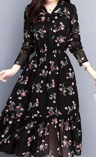 عکس مدل لباس مجلسی حریر گلدار زنانه