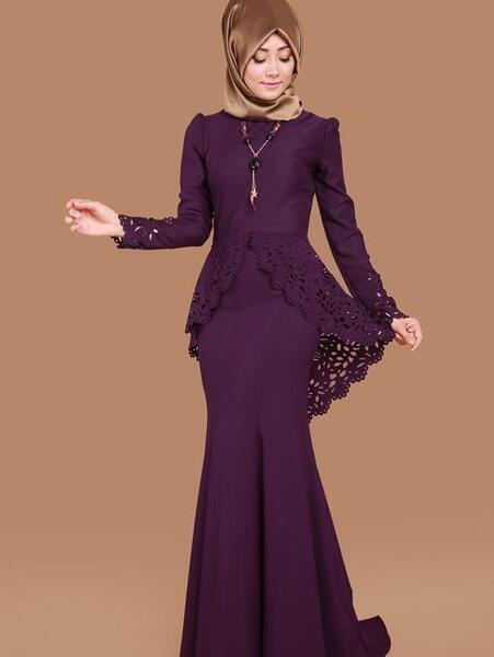 عکس مدل لباس مجلسی حجاب دار زنانه
