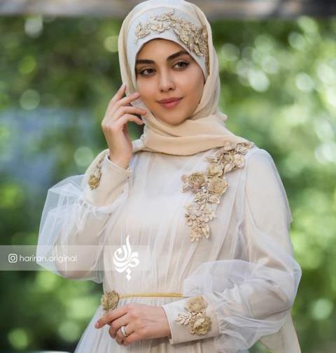 عکس لباس مجلسی زنانه برای عروسی حجابی