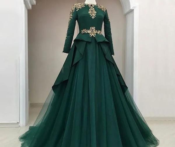 عکس لباس مجلسی زنانه برای عروسی حجابی