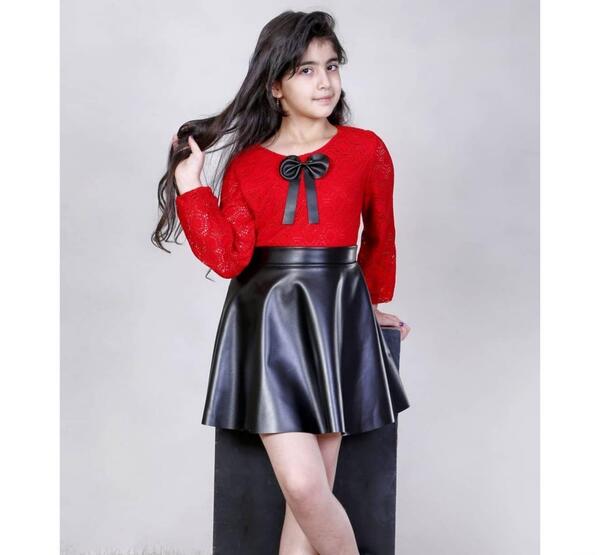 عکس خرید لباس چرم مجلسی زنانه
