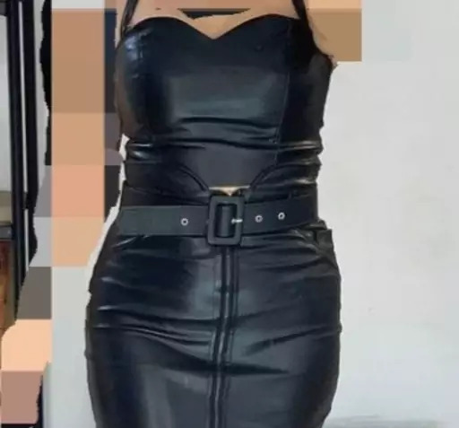 عکس خرید لباس چرم مجلسی زنانه