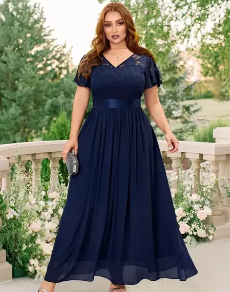 عکس مدل لباس مجلسی زنانه چاق جدید