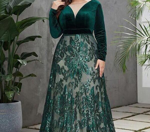 عکس مدل لباس مجلسی زنانه چاق جدید