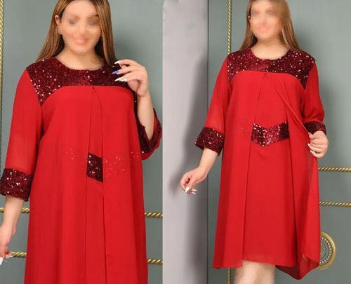 عکس مدل لباس مجلسی زنانه چاق جدید
