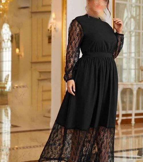 عکس جدیدترین مدل لباس مجلسی زنانه برای افراد چاق