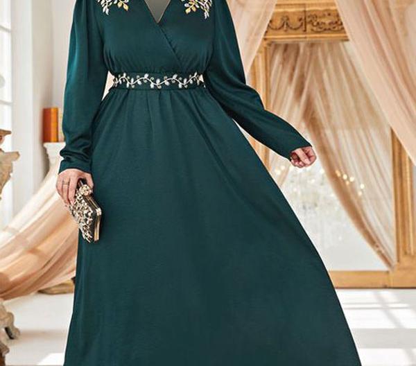عکس جدیدترین مدل لباس مجلسی زنانه برای افراد چاق
