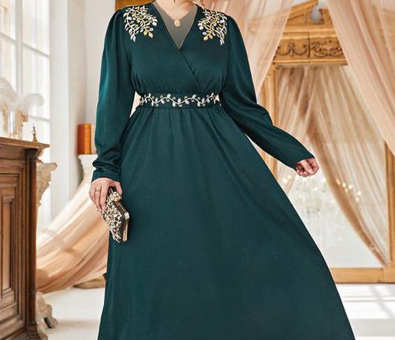 عکس لباس مجلسی زنانه پوشیده برای افراد چاق