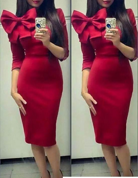 عکس مدل لباس مجلسی زنانه تا زیر زانو