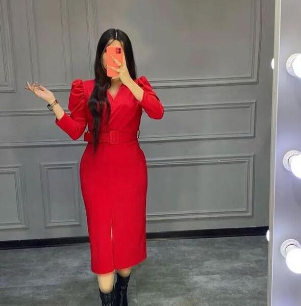 عکس مدل لباس مجلسی زنانه تا زیر زانو