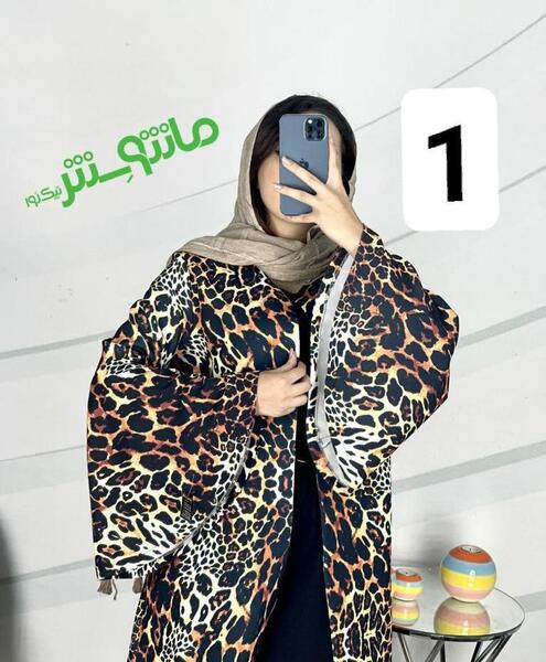 عکس مدل لباس مجلسی زنانه پارچه پلنگی