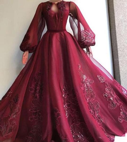 عکس مدل لباس مجلسی پفی زنانه