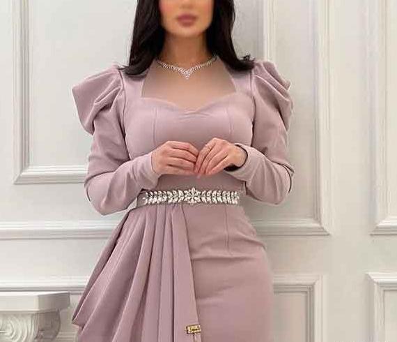 عکس مدل لباس مجلسی زنانه بلند پوشیده جدید