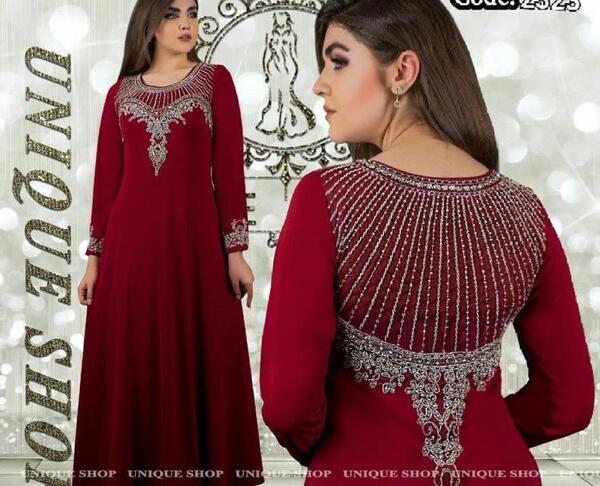 عکس لباس مجلسی زنانه بلند پارچه لمه