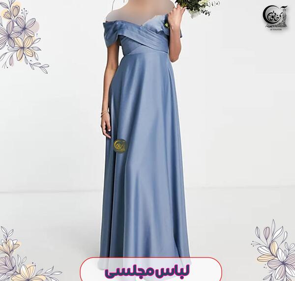 عکس لباس مجلسی زنانه سبز آبی