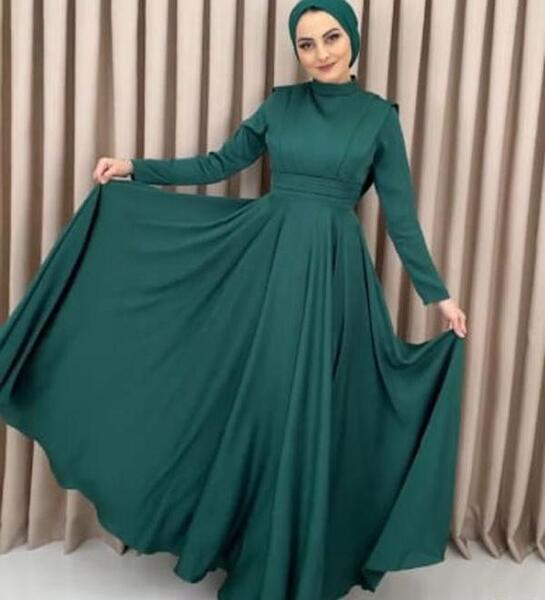 عکس لباس مجلسی زنانه آستین دار بلند