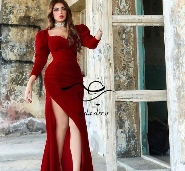 عکس لباس مجلسی شیک مخملی جدید