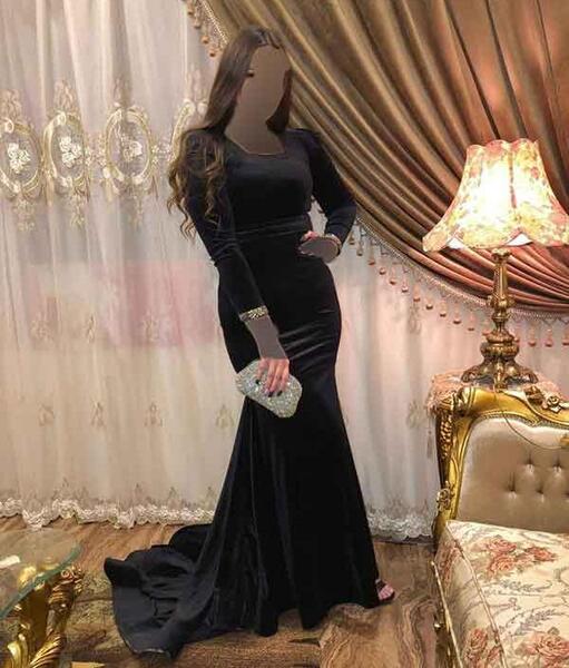 عکس مدل لباس مجلسی شیک مخمل