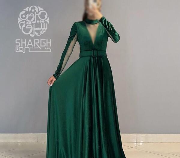عکس مدل لباس مجلسی شیک مخمل