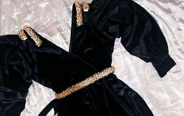 عکس مدل لباس مجلسی شیک مخمل