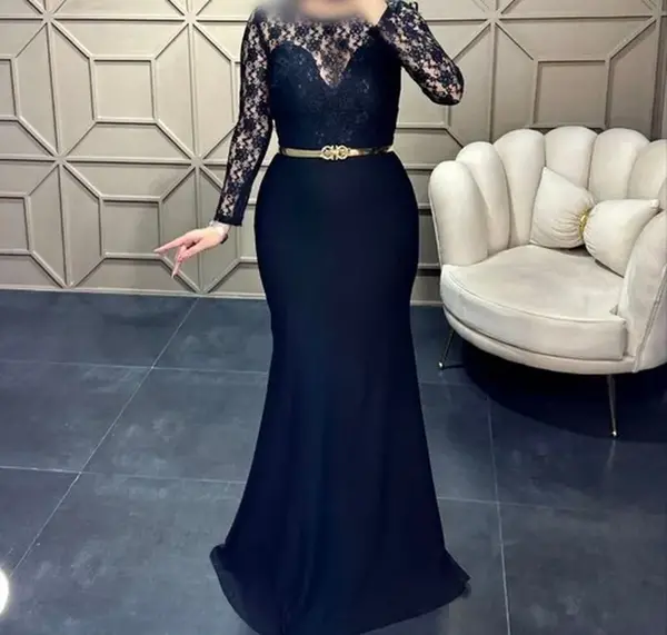 عکس مدل لباس مجلسی شیک و بلند مشکی