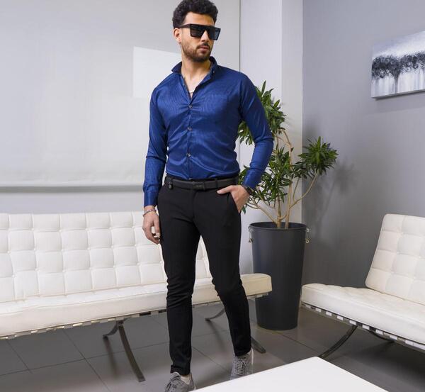 عکس پیراهن مردانه کلاسیک مجلسی