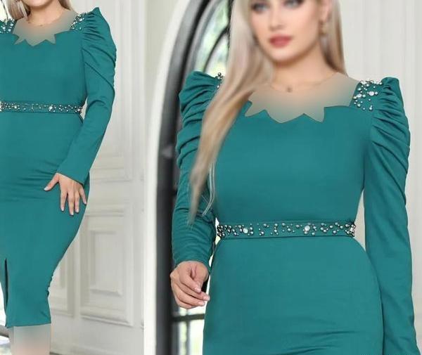 عکس مدل یقه شیک لباس مجلسی