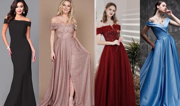 عکس مدل یقه شیک لباس مجلسی