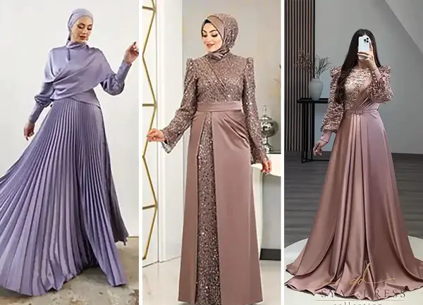 عکس لباس مجلسی بلند شیک جدید