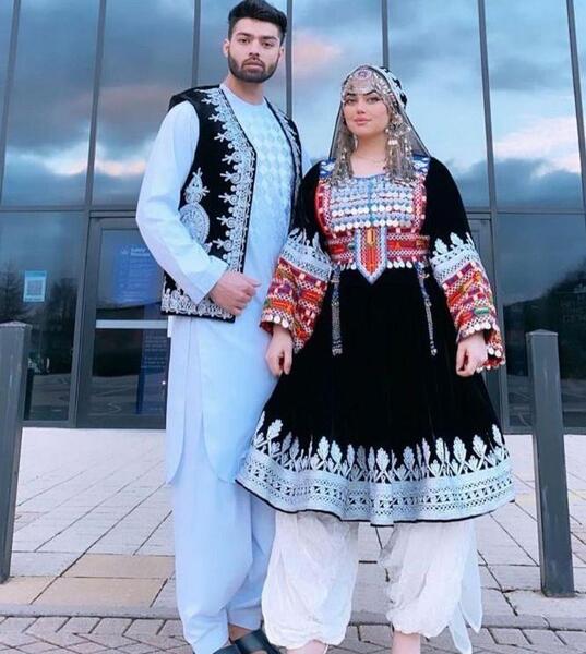 عکس مدل های لباس مجلسی زنانه افغانی