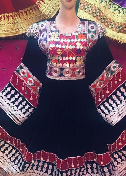 عکس مدل های لباس مجلسی زنانه افغانی