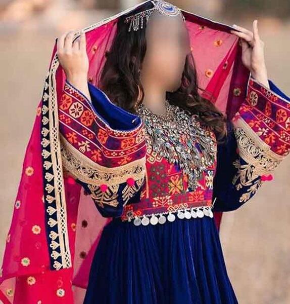 عکس لباس مجلسی دخترانه افغانستانی