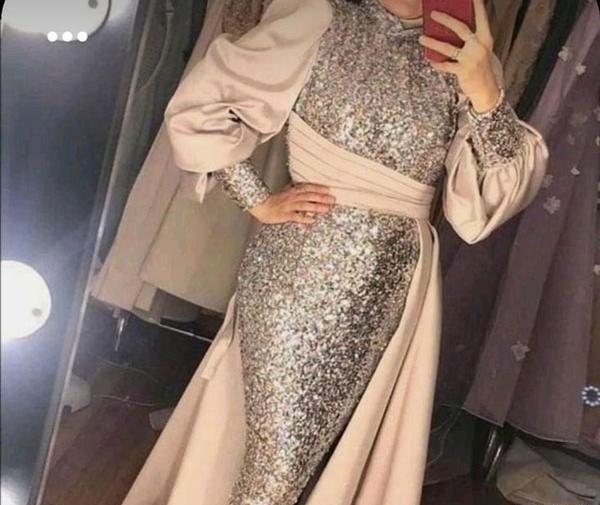 عکس لباس مجلسی بلند شیک اینستا