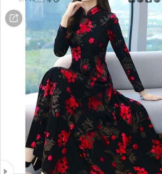 عکس لباس مجلسی بلند شیک ساده