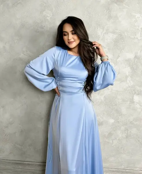 عکس لباس مجلسی بلند شیک ساده