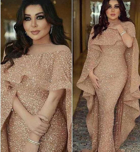 عکس لباس مجلسی بلند شیک با پارچه لمه