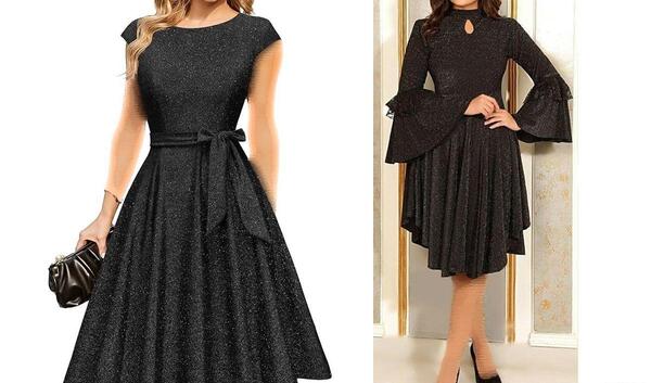عکس مدل لباس مجلسی کوتاه ساده و شیک لمه