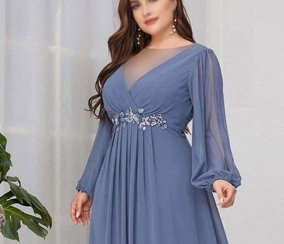 عکس لباس مجلسی حریر گلدار بلند شیک