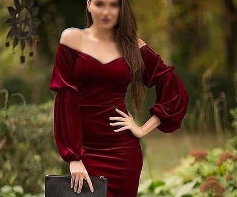 عکس لباس مجلسی قرمز شیک