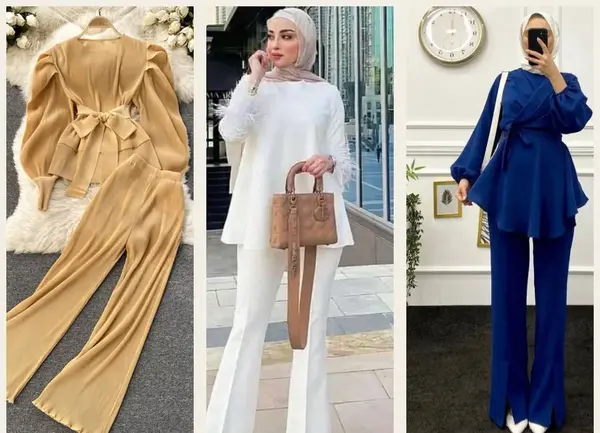 عکس لباس مجلسی شیک شومیز شلوار