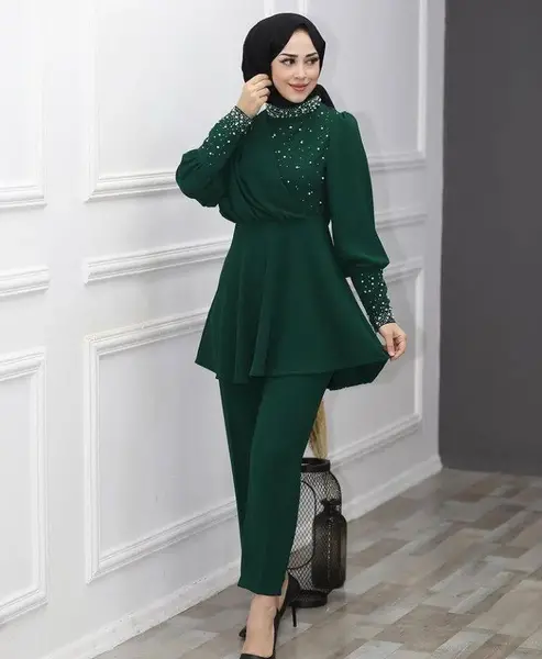 عکس لباس مجلسی شیک شومیز شلوار