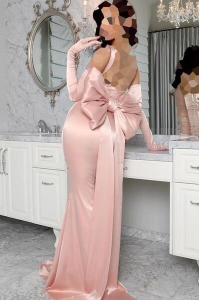 عکس لباس مجلسی زنانه شیک صورتی