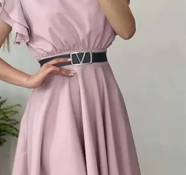 عکس لباس مجلسی زنانه شیک صورتی
