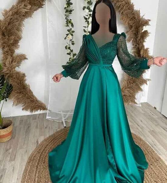 عکس لباس مجلسی شیک دخترانه بلند