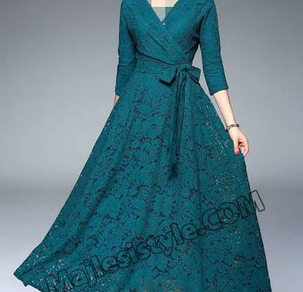 عکس لباس مجلسی زنانه شیک حجابی