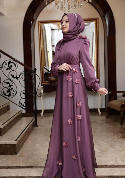 عکس لباس مجلسی زنانه شیک حجابی