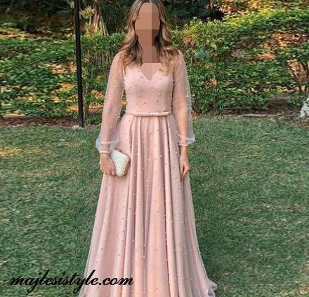 عکس لباس مجلسی حجابی شیک
