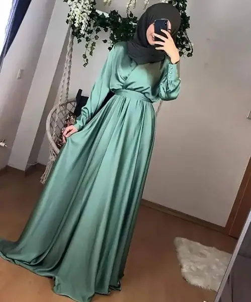 عکس لباس مجلسی حجابی شیک