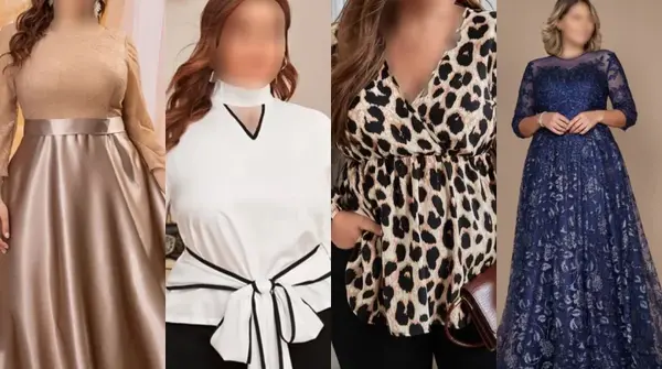 عکس لباس مجلسی شیک برای زنان چاق