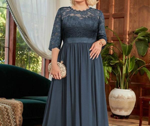 عکس مدل لباس مجلسی چاق شیک